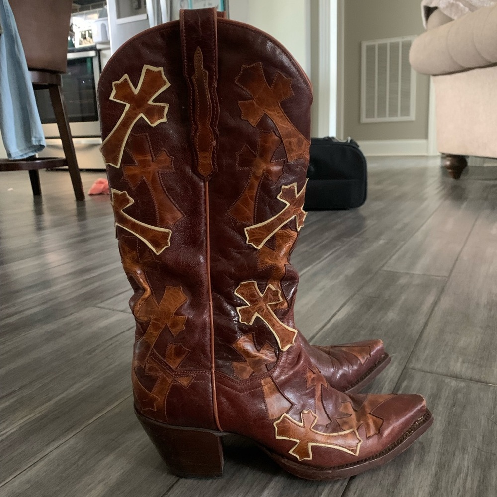 SUPER SALE - COWGIRL BOOTS DAN POST CROSS
